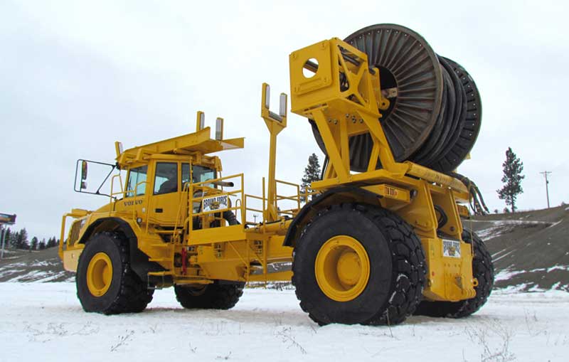 Cable Reel Trucks & Systems - Ground Force Worldwide
